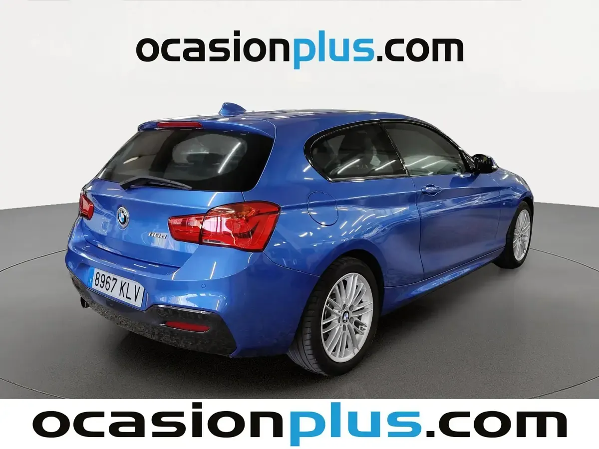 Usado BMW 118 150 CV (110 kW) 2018 Azul Utilitario