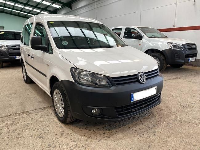 Usado VW Caddy Trendline 102 CV (75 kW) 2014 Blanco Monovolumen
