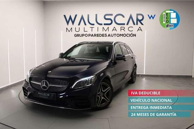 Usado Mercedes C220 194 CV (142 kW) 2019 Azul Familiar
