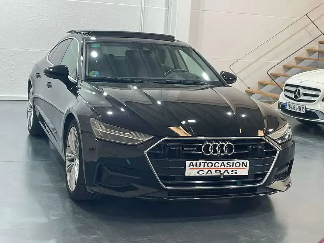 Usado Audi A7 Sportback Design 286 CV (210 kW) 2018 Negro Utilitario