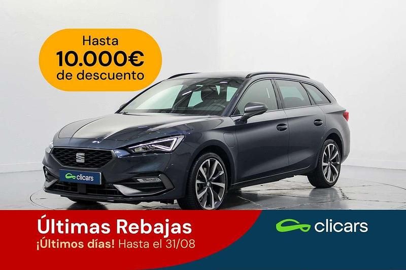 Gris Usado 2021 Seat Leon ST FR Familiar | 19.990 € (Buen precio) - Imagen 1/4