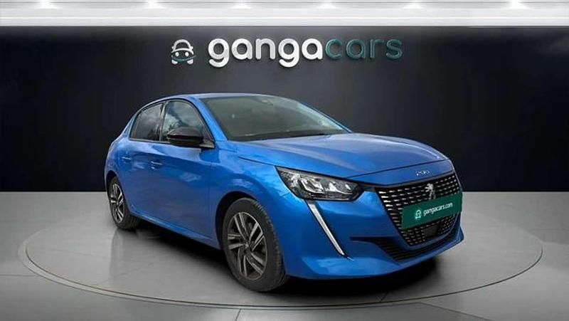 Usado Peugeot 208 Allure 102 CV (75 kW) 2023 Azul Utilitario