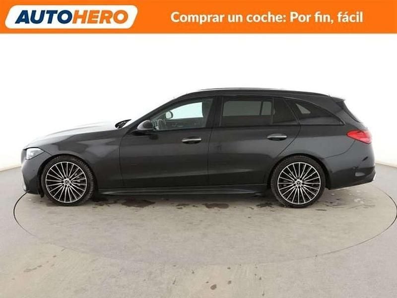 Usado Mercedes C220 AMG line 200 CV (147 kW) 2022 Gris Familiar