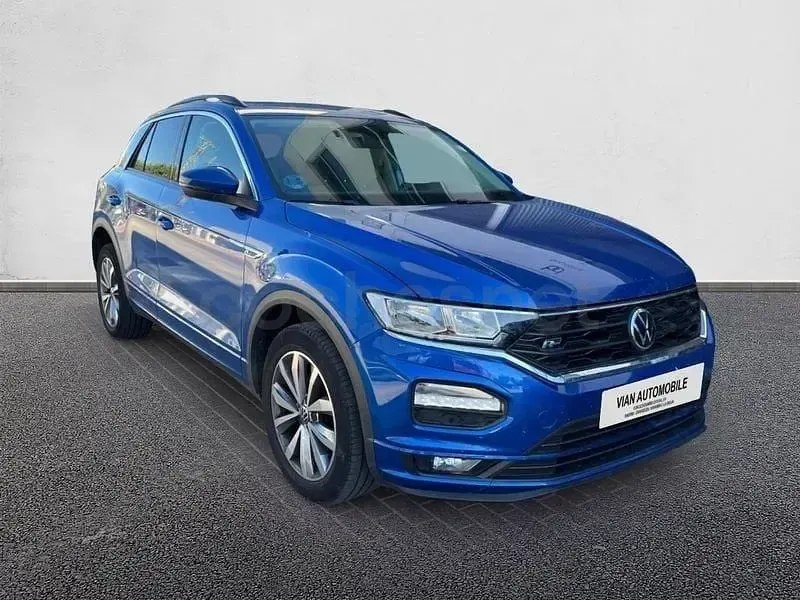 Usado VW T-Roc Advance 110 CV (80 kW) 2021 Azul SUV
