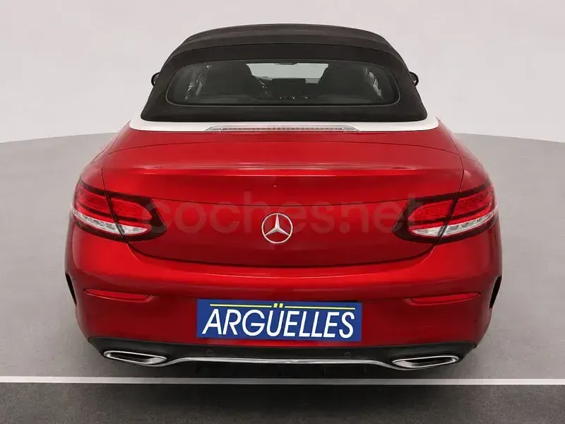 Usado Mercedes C200 184 CV (135 kW) 2020 Rojo Descapotable