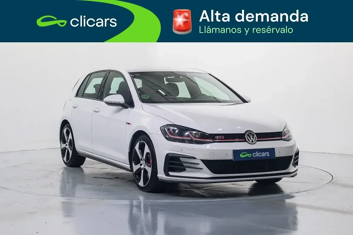 Usado VW Golf VII GTI 245 CV (180 kW) 2019 Blanco Berlina