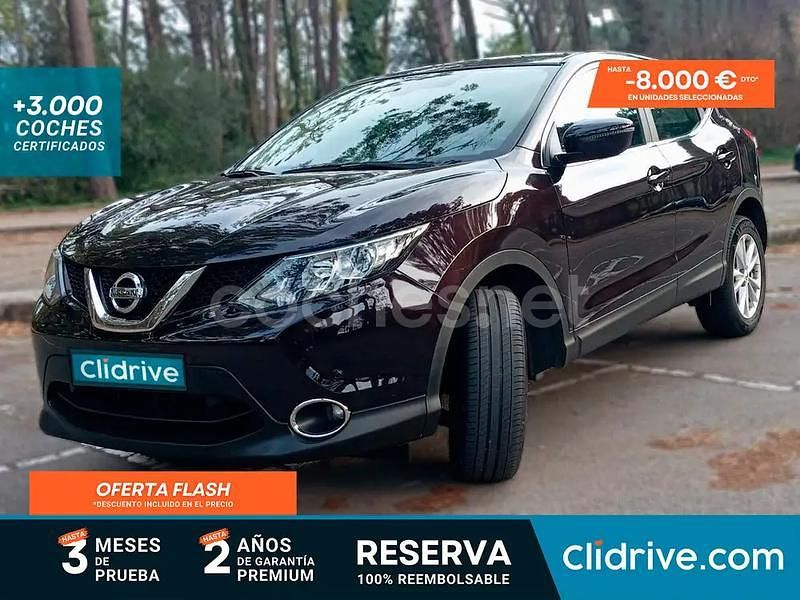 Negro Usado 2016 Nissan Qashqai Acenta SUV | 11.990 € (Buen precio) - Imagen 1/3