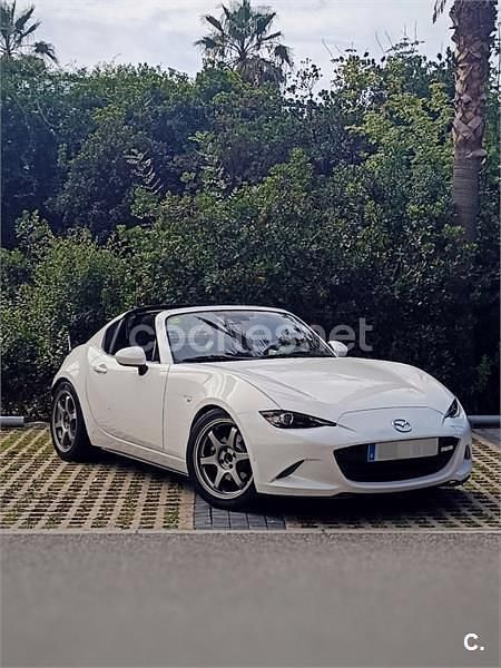 Blanco Usado 2017 Mazda MX5 Luxury Descapotable | 21.500 € (Precio justo) - Imagen 1/4