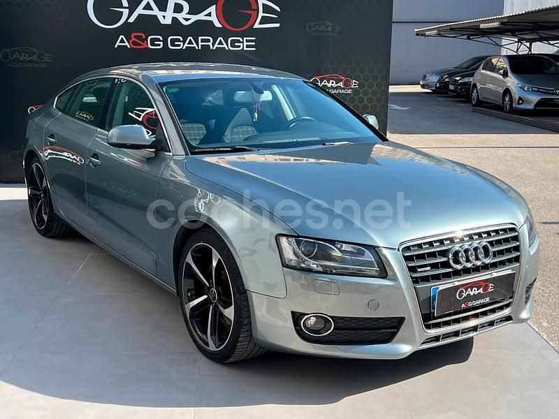 Usado Audi A5 Sportback 211 CV (155 kW) 2010 Gris / plata Utilitario