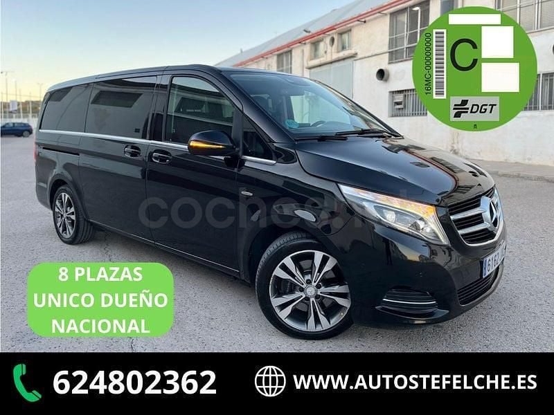 Usado Mercedes V250 Avantgarde 204 CV (150 kW) 2017 Negro Monovolumen