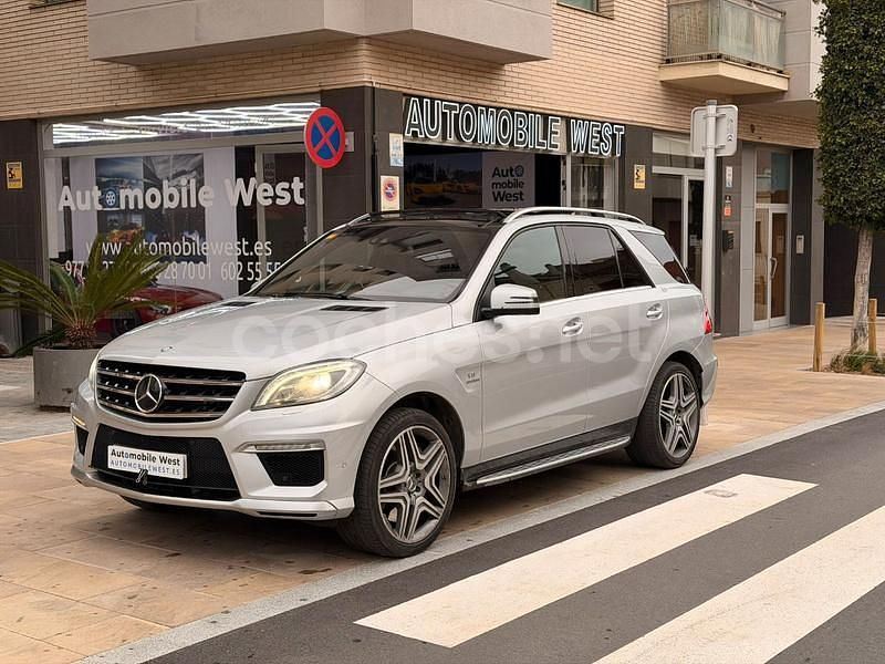 Usado Mercedes ML63 AMG AMG 525 CV (386 kW) 2013 Gris / plata SUV