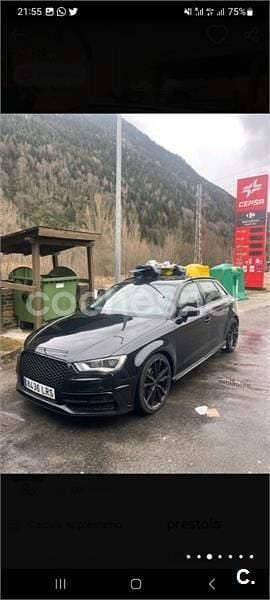 Negro Usado 2014 Audi A3 Ambiente Berlina | 15.000 € (Caro) - Imagen 1/4