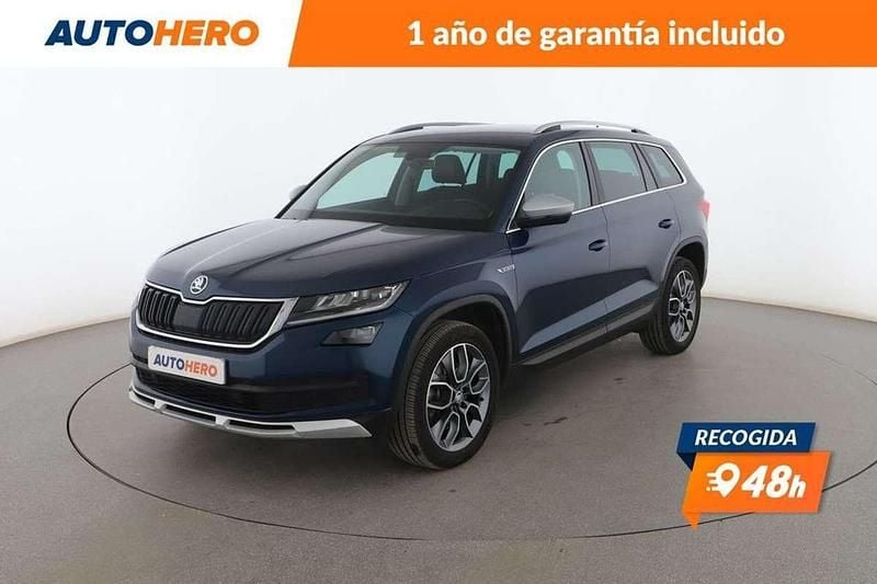 Azul Usado 2018 Skoda Kodiaq Scout 4x4 SUV | 26.999 € (Super precio) - Imagen 1/3