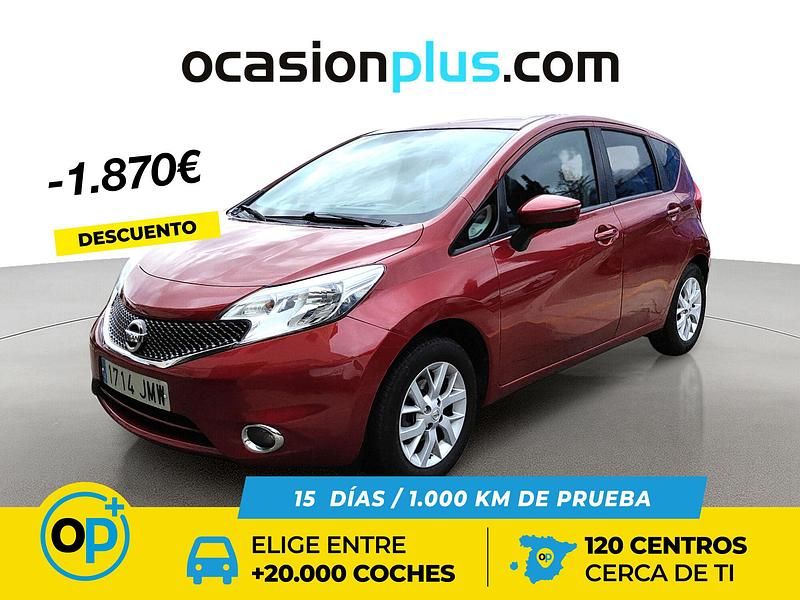 Usado Nissan Note Acenta 80 CV (58 kW) 2016 Rojo Utilitario