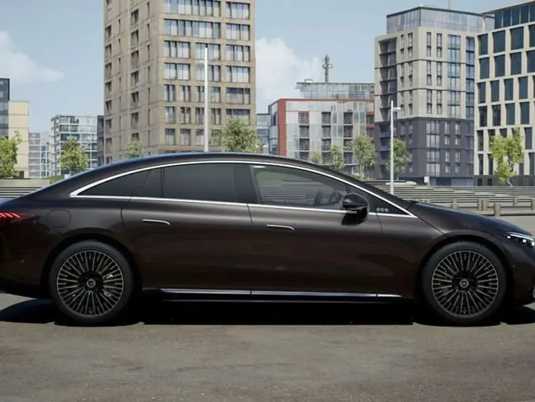 Usado Mercedes EQS450+ Edition 264 kW (360 CV) 2025 Negro Berlina
