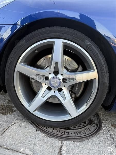 Usado Mercedes SLC200 184 CV (135 kW) 2016 Azul Descapotable