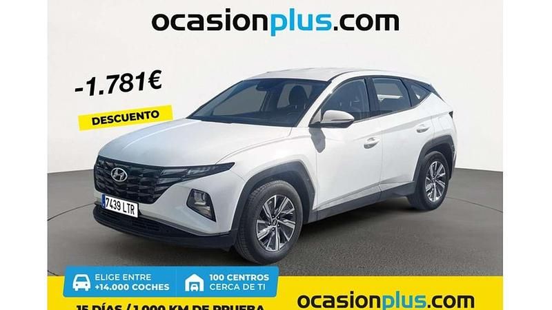 Blanco Usado 2021 Hyundai Tucson SUV | 17.364 € (Precio justo) - Imagen 1/4