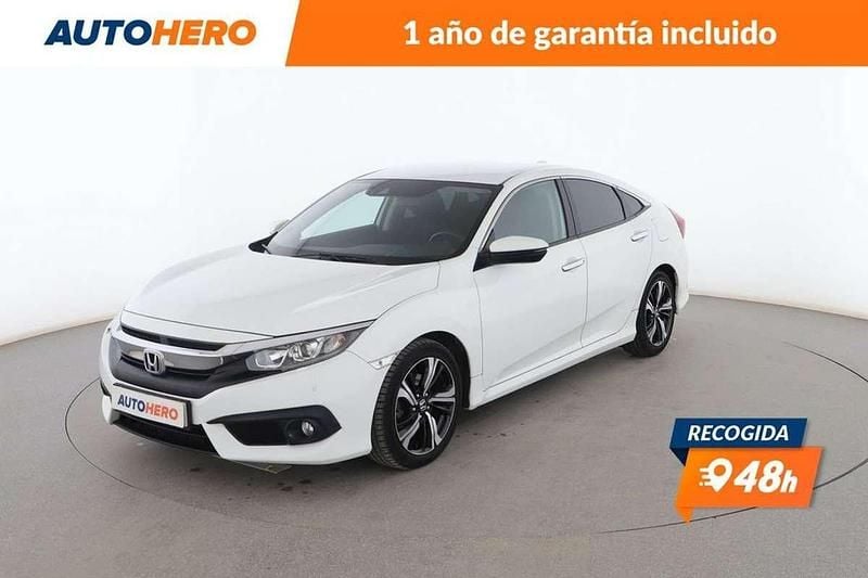 Blanco Usado 2018 Honda Civic Elegance Berlina | 20.399 € (Buen precio) - Imagen 1/3
