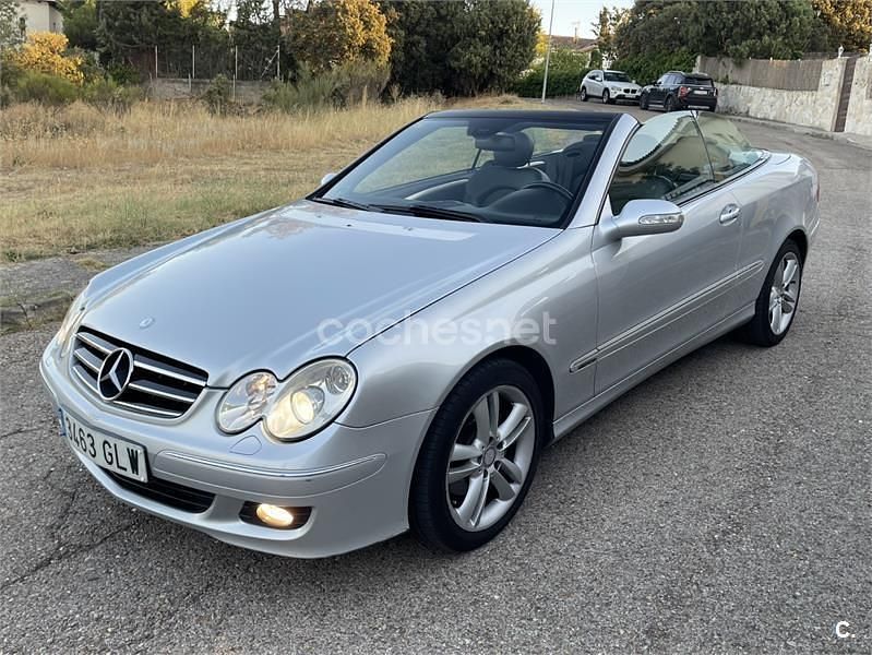 Usado Mercedes CLK200 Avantgarde 184 CV (135 kW) 2009 Gris / plata Descapotable