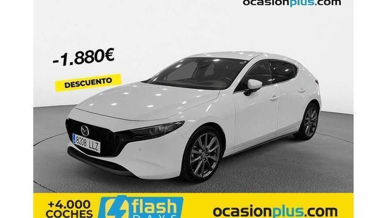 Blanco Usado 2020 Mazda 3 Utilitario | 17.991 € (Precio justo) - Imagen 1/4