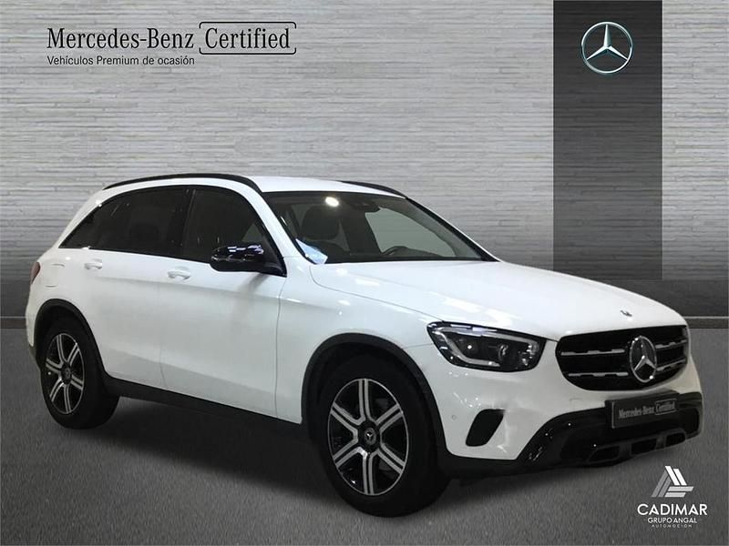Usado Mercedes GLC220 Exclusive 194 CV (142 kW) 2021 Blanco polar SUV