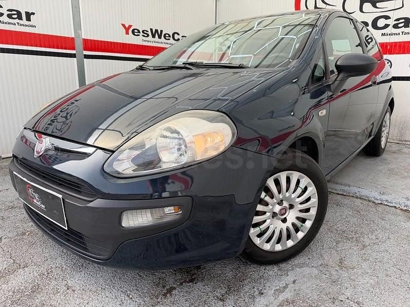 Usado Fiat Punto Evo Life 75 CV (55 kW) 2011 Azul Utilitario