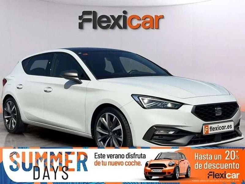 Blanco Usado 2021 Seat Leon FR Berlina | 18.990 € (Buen precio) - Imagen 1/4