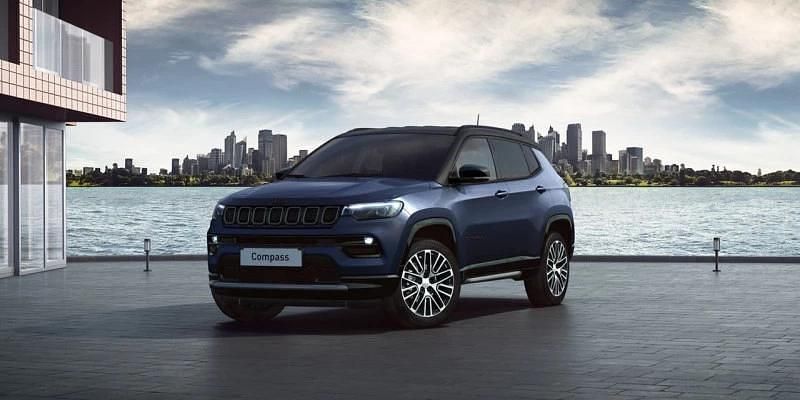 Azul Usado 2024 Jeep Compass Summit SUV | 32.899 € (Precio justo) - Imagen 1/4