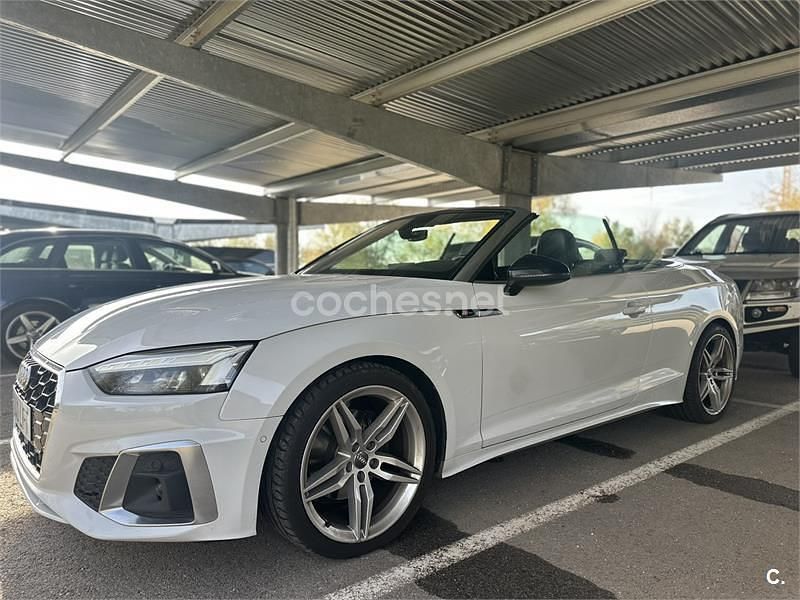 Blanco Usado 2020 Audi A5 Cabriolet S-Line Descapotable | 31.900 € (Buen precio) - Imagen 1/4