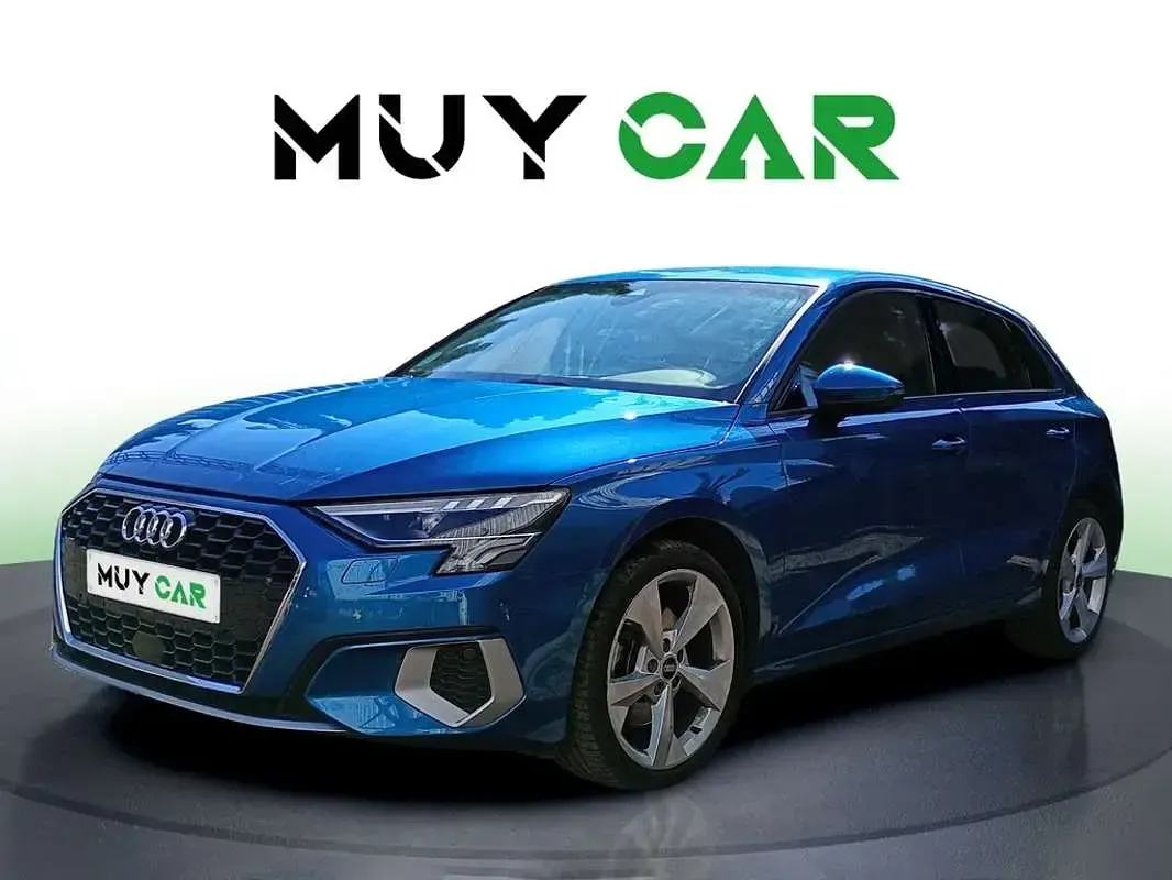 Usado Audi A3 Sportback Advanced 116 CV (85 kW) 2021 Azul Utilitario