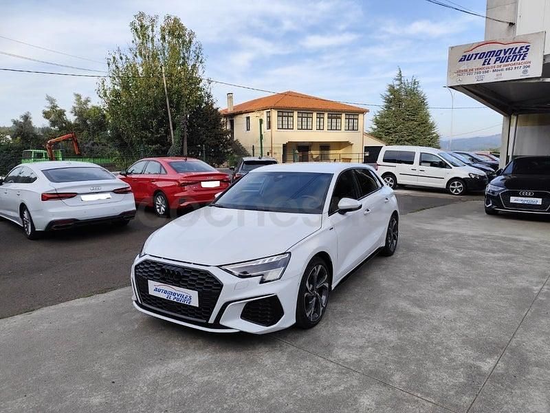 Usado Audi A3 S-Line 150 CV (110 kW) 2020 Blanco Berlina