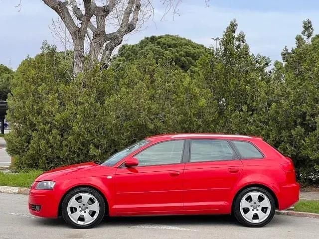 Brugt Audi A3 Attraction 160 HK (117 kW) 2008 Rød Hatchback