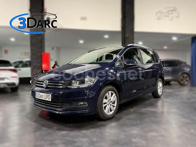 Negro Usado 2021 VW Touran Advance Monovolumen | 25.900 € (Precio justo) - Imagen 1/4