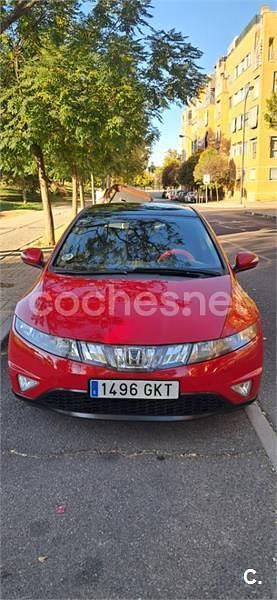 Rojo Usado 2009 Honda Civic Executive Berlina | 5000 € (Precio justo) - Imagen 1/4
