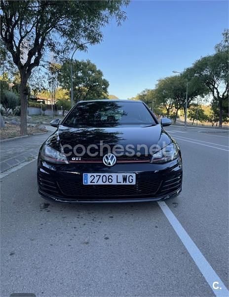 Usado VW Golf VII GTI 220 CV (161 kW) 2013 Negro Berlina