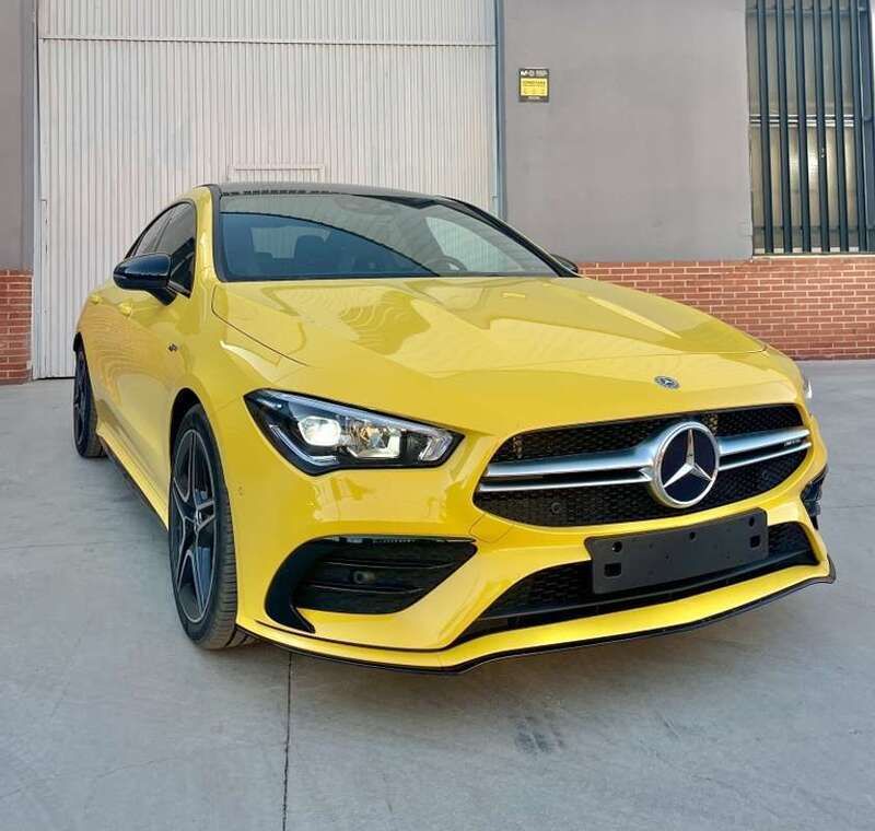 Usado Mercedes CLA35 AMG AMG 306 CV (225 kW) 2020 Amarillo Coupe