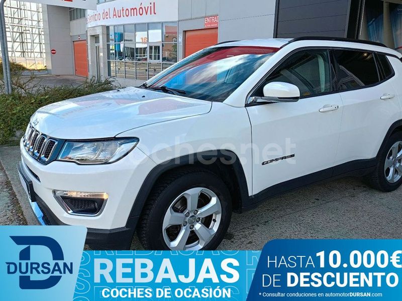 Blanco Usado 2018 Jeep Compass Longitude SUV | 18.500 € (Un poco caro) - Imagen 1/4