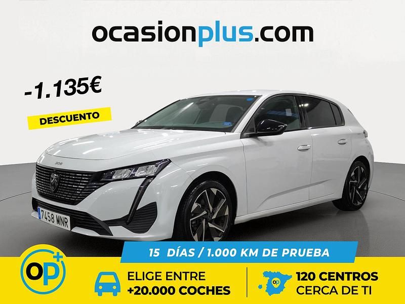 Blanco Usado 2024 Peugeot 308 Allure Berlina | 17.990 € (Precio justo) - Imagen 1/4
