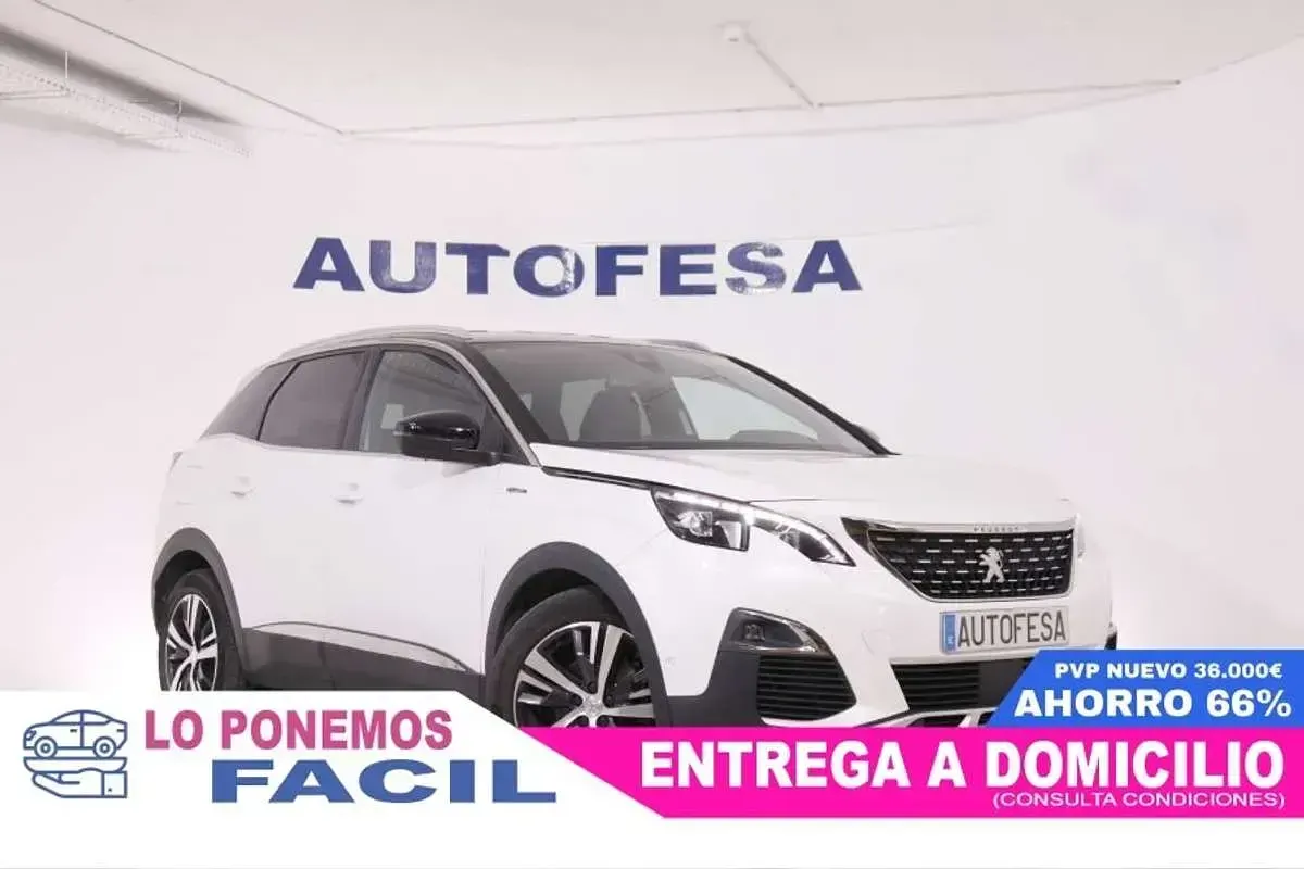 Usado Peugeot 3008 GT-line 131 CV (96 kW) 2019 Blanco SUV