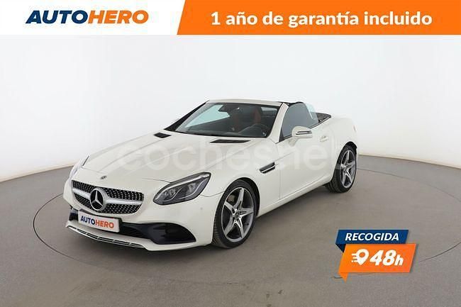 Blanco Usado 2017 Mercedes SLC250 AMG line Descapotable | 25.499 € - Imagen 1/3