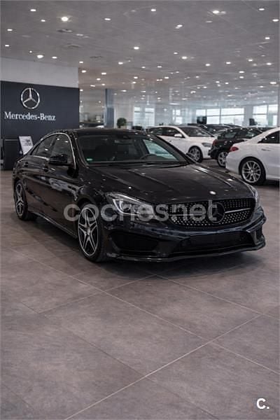 Usado Mercedes CLA220 AMG line 177 CV (130 kW) 2016 Negro Berlina