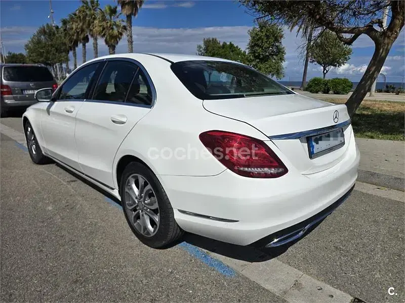 Usado Mercedes C220 Avantgarde 170 CV (125 kW) 2014 Blanco Berlina