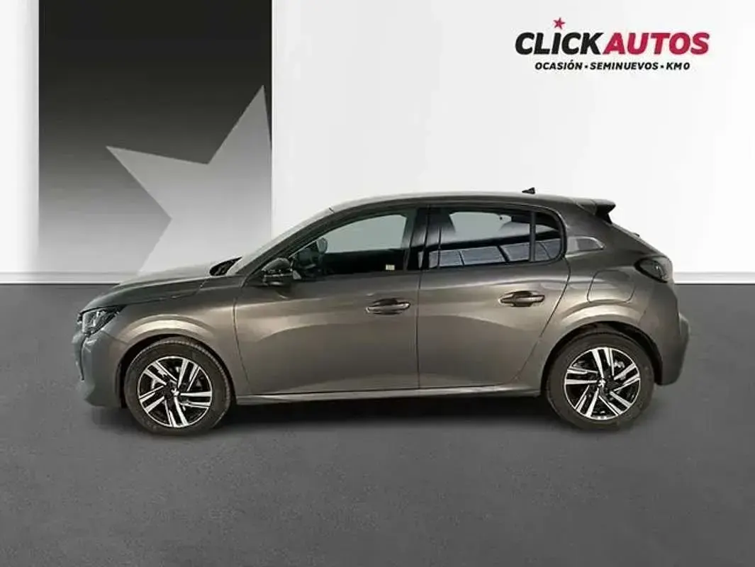 Usado Peugeot 208 Allure 101 CV (74 kW) 2022 Gris Utilitario