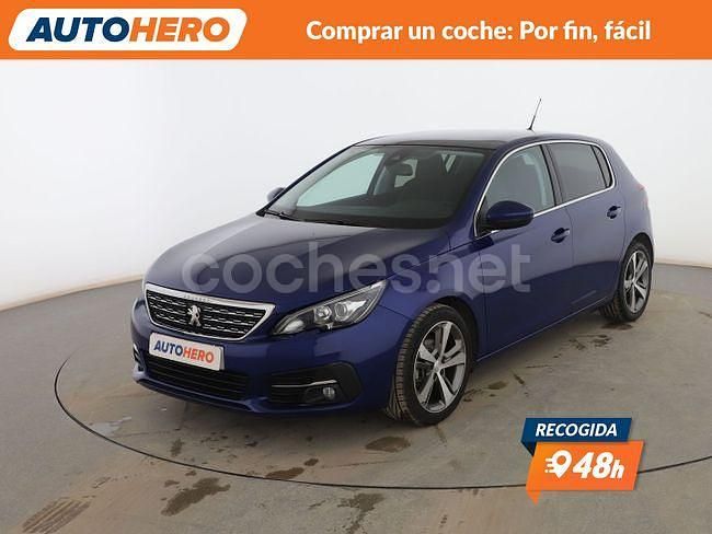 Azul Usado 2019 Peugeot 308 Allure Berlina | 9099 € (Buen precio) - Imagen 1/3