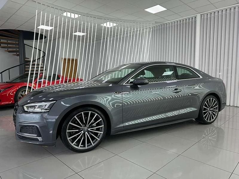 Usado Audi A5 S-Line 190 CV (139 kW) 2020 Gris Coupe