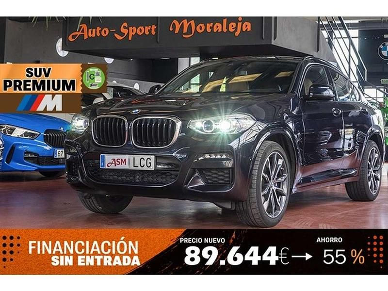 Negro Usado 2019 BMW X4 Sport Line SUV | 36.900 € (Un poco caro) - Imagen 1/4