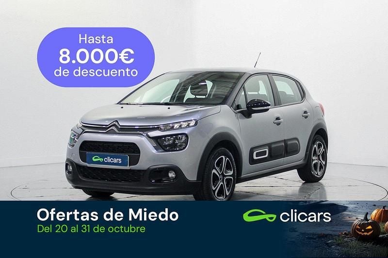 Gris Usado 2024 Citroën C3 PureTech Utilitario | 12.490 € (Precio justo) - Imagen 1/4