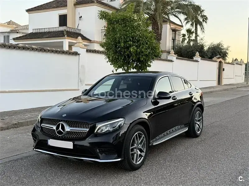 Usado Mercedes GLC220 194 CV (142 kW) 2018 Negro SUV