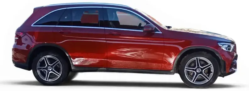 Usado Mercedes GLC200 197 CV (144 kW) 2019 Rojo SUV