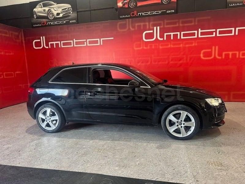 Usado Audi A3 116 CV (85 kW) 2017 Negro Berlina
